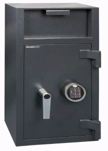 Sejf z wrzutnią Chubbsafes Omega Deposit 25 z zamkiem elektronicznym depozytowy
