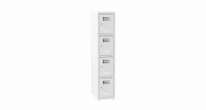 4-skrytkowa szafka metalowa MSus 314S