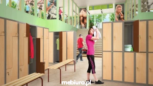 3-drzwiowa szafka szkolna MSum 330 MDF