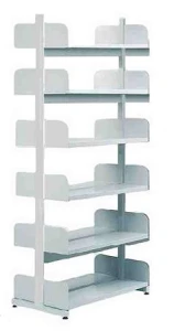 Regał biblioteczny RMB 2 metalowy solidny Malow dwustronny