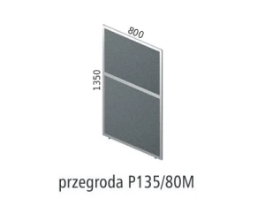 Przegroda P135-80M