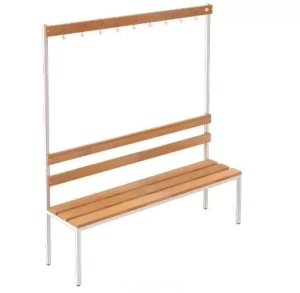 Ławka metalowa jednostronna szatniowa z wieszakami ŁSZ 1A ławkowieszak 150 cm