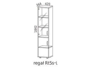 Regał Rt5s-l