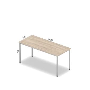 Biurko z okrągłymi nogami Bto4