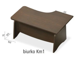Biurko gabinetowe Km1